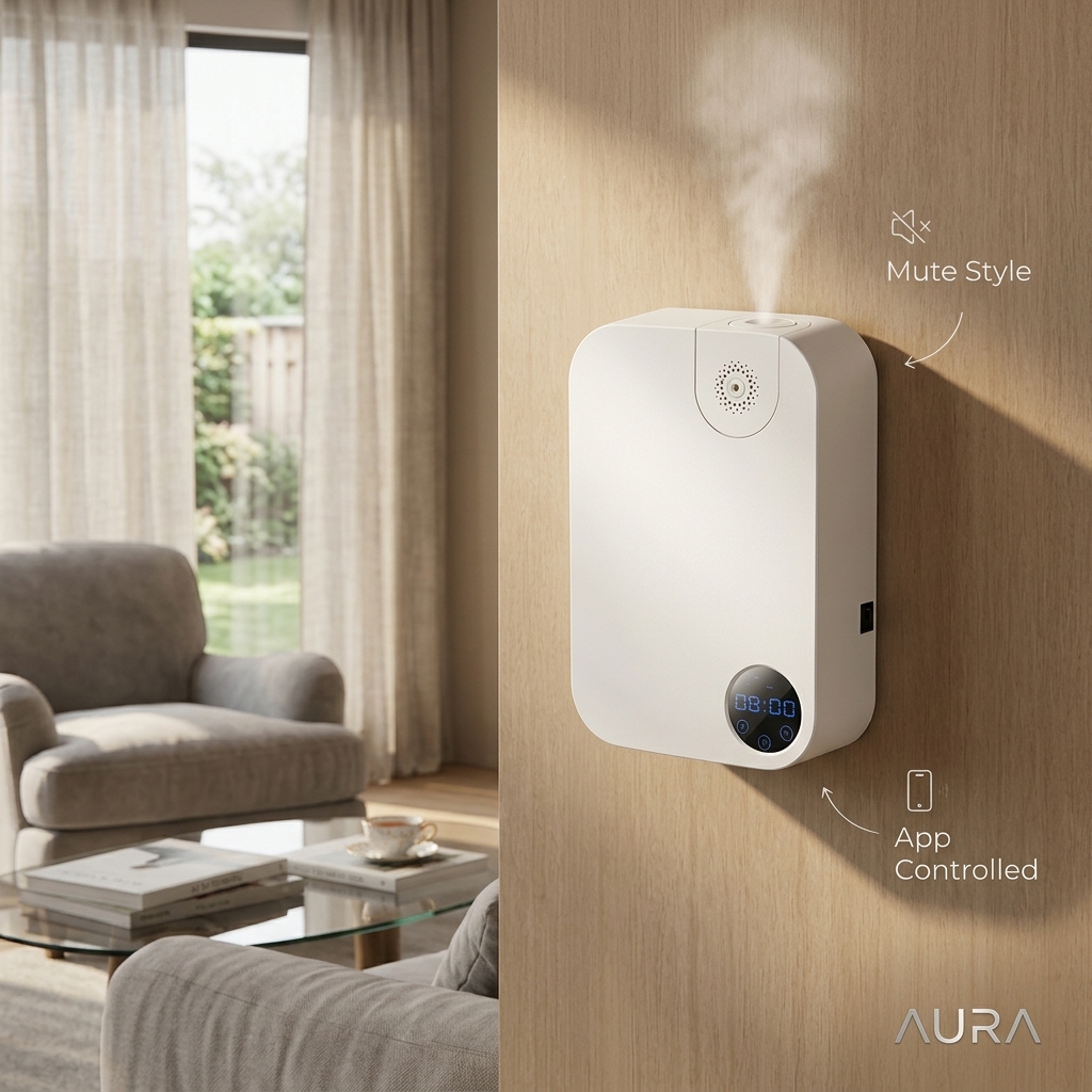 Ultimate Silence Aroma Diffuser Machine With 180ML Essential Oil Capacity