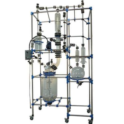 10L 20L 50L Jacketed Glass Reactor Glass & Stainless Steel Reactor