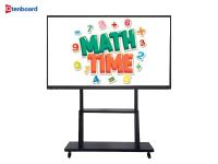 Tableau blanc interactif intelligent à écran plat tactile pour salle de classe, stylo tactile, écran tactile, 65 75 86 pouces à vendre