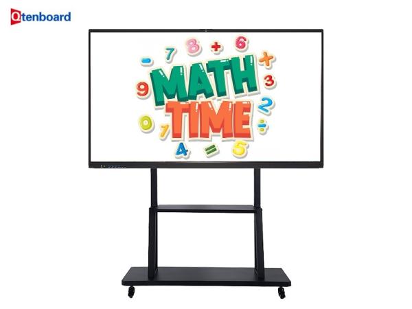 Tableau blanc interactif intelligent à écran plat tactile pour salle de classe, stylo tactile, écran tactile, 65 75 86 pouces à vendre