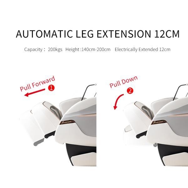 4D Full Body Electric Massage Chair For 1 Person Size