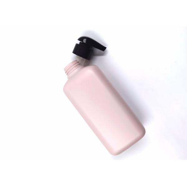 Замороженная квадратом бутылка лосьона пластмассы HDPE для шампуня 610ml мытья тела