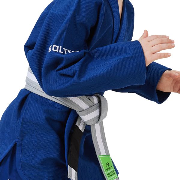 Children'S 100% Cotton 350 GSM Pearl Weave BJJ Kimono Customizable Gi Judo Uniform For Boys