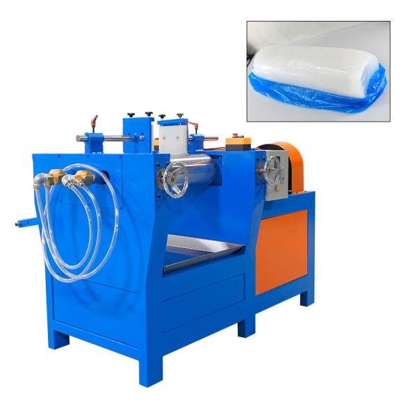 Máquina de refino de borracha de silicone moderna 565 kg peso para mistura de cores de matéria-prima