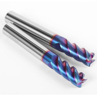Tungsten Carbide Milling Cutter Tool Nano Coating Milling Cutters For Steel