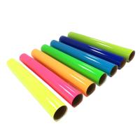 Peeling Frio PU Transferência de Calor Película de Vinil Multicolor Desenhos Brilhantes em Tecido