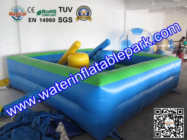 5x5M Gladiator Jousting Inflatable Sport Games , Square Jousting Arena