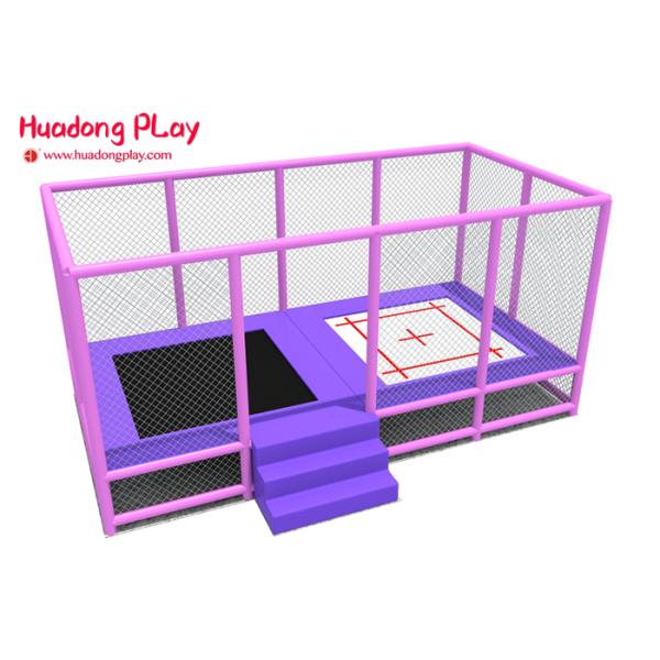 15sqm Commercial Trampoline Equipment Customized Color Safe Warm Design