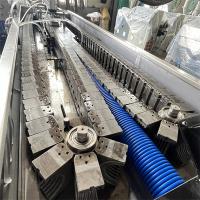 Máquina de tubulação de drenagem corrugada de parede dupla de 50-160 mm HDPE