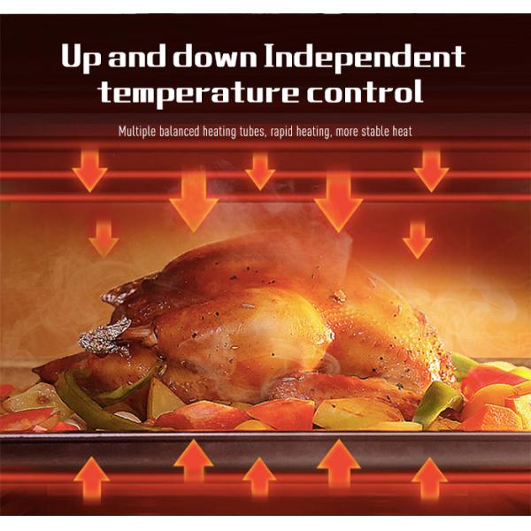 Floor type Commercial 3 Deck 6 Trays Gas Bakery Oven Digital Control Stainless Steel