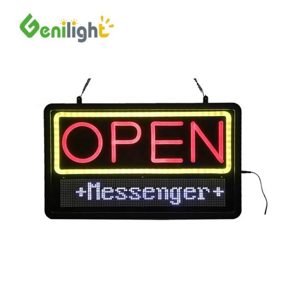 5000 Hours Working Lifetime LED OPEN Neon Sign for Advertising and Interior Decoration