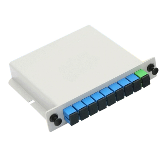 Оптический Splitter оптического волокна PLC одиночного режима Splitter 1X8 LGX волокна с соединением SC FC (7233206)