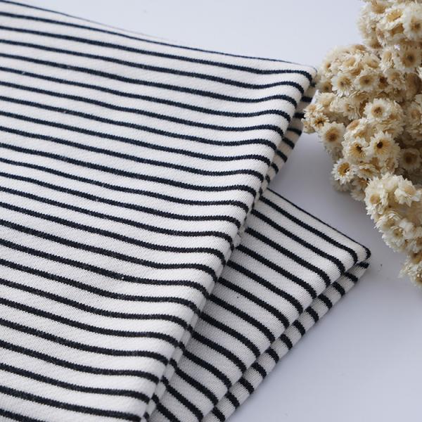 Мода хлопчатобумажная французская ткань из терри полосатая текстура дружественная коже