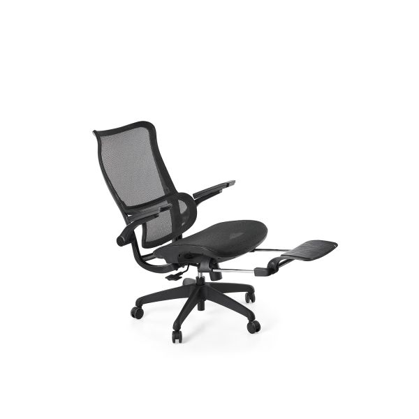 Ergonomic Office Executive Chair Lifting Equipped with Lumbar Support Adjustable Seat Height and Smooth Rolling Wheels for Office With Footrest Lunch Break