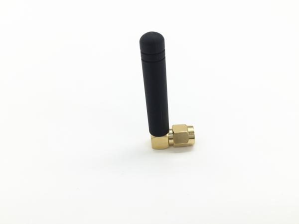 Black Right Angel Omni Directional WiFi Antenna 2400-2500 Mhz Frequency
