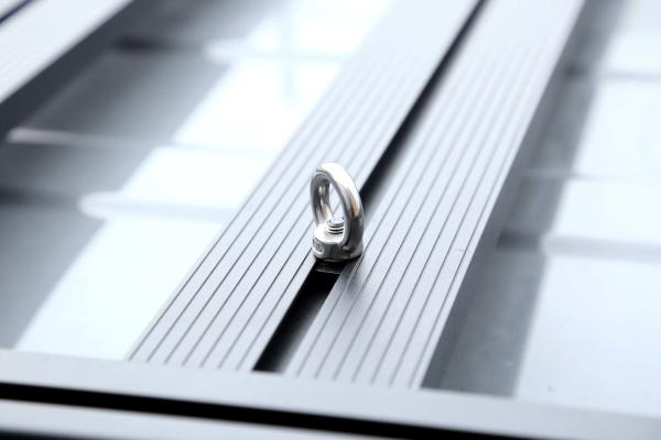 Flat Head 4x4 Eye Bolts For Roof Racks , Stainless Steel Roof Rack Eye Bolt