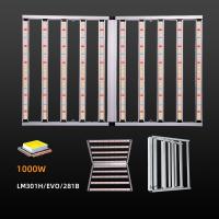 10 barres à spectre complet LED Grow Light 1000W Serre pour plantes d'intérieur Kit de tente de culture commerciale Samsung
