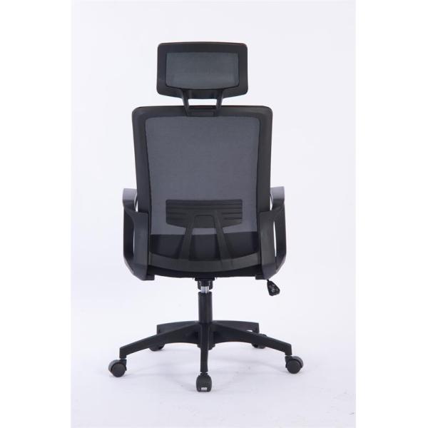 Upgrade Your Office Furniture with 8955 Fixed Arm Massage Mesh Chair in Modern Style