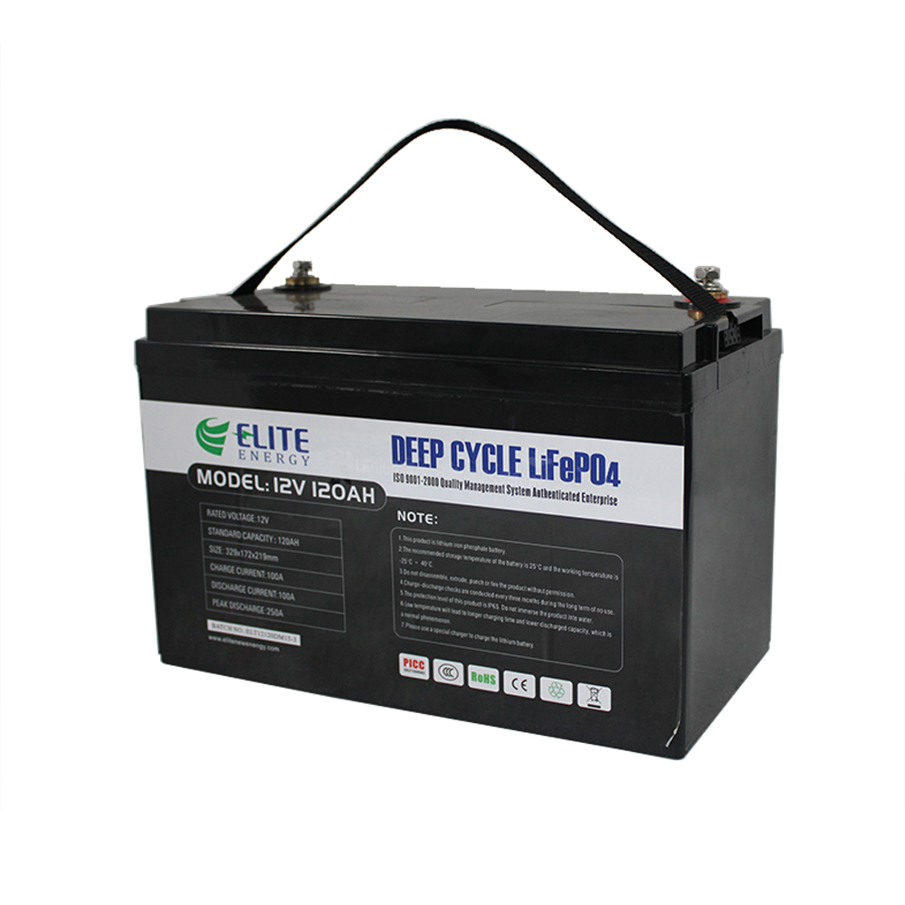 Литий-ионный аккумулятор ODM 12.8V 120Ah OEM LFP морской RV изготовленный на заказ
