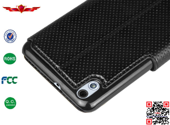 Hot Selling High Quality Fashion PU Flip Wallet Leather Cover Case For HTC Desire 816