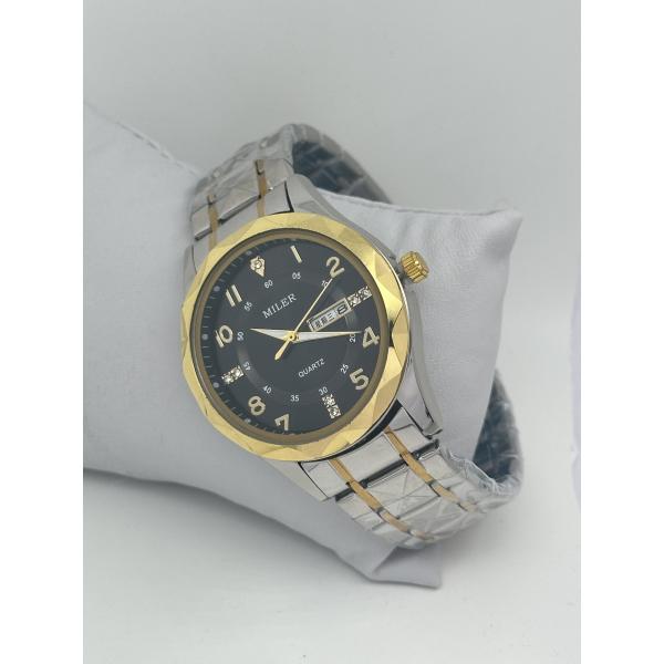 オリジナルクォーツ 防水腕時計 ダブルカレンダー 機能腕時計