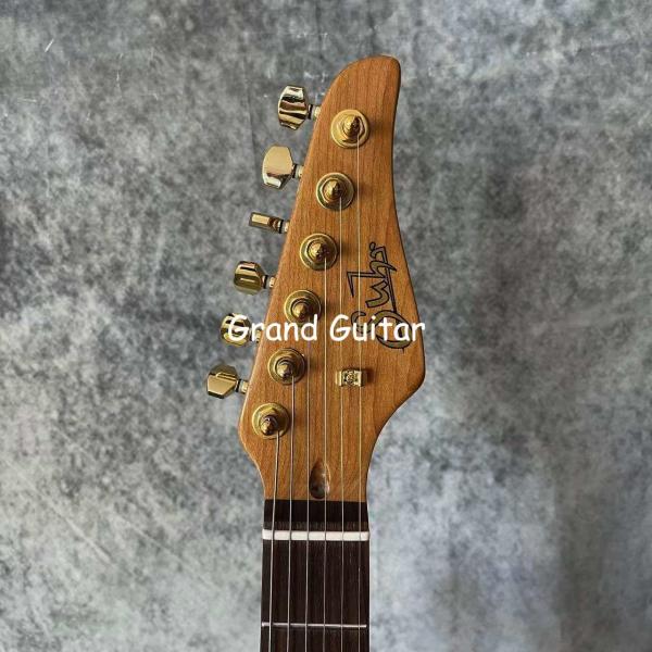 Custom 6 strings suhr style roasted neck locking tuner stainless frets electric guitar
