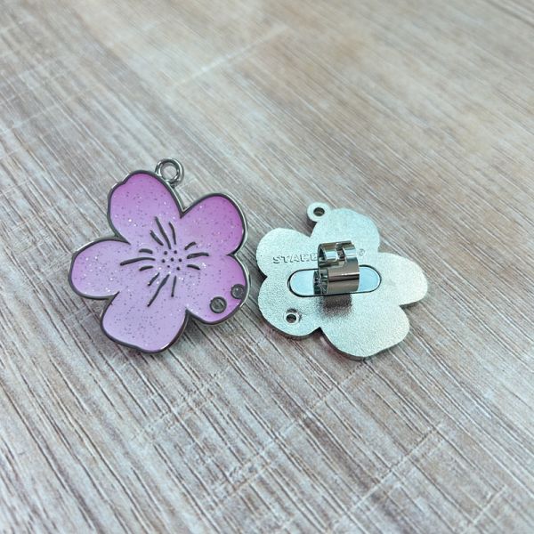 Cherry shape pins,custom cherry metal badge with epoxy