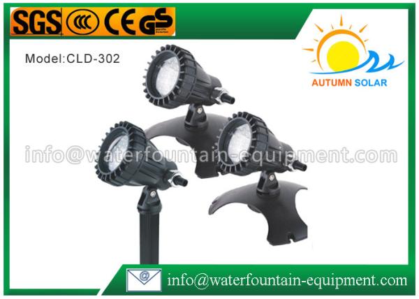 Garden Pond Plastic Waterproof Aquarium Lights With 3 LED Lights 3.6W