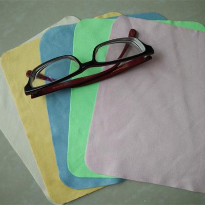 Microfiber solid-color lens cleaning cloth-lint free
