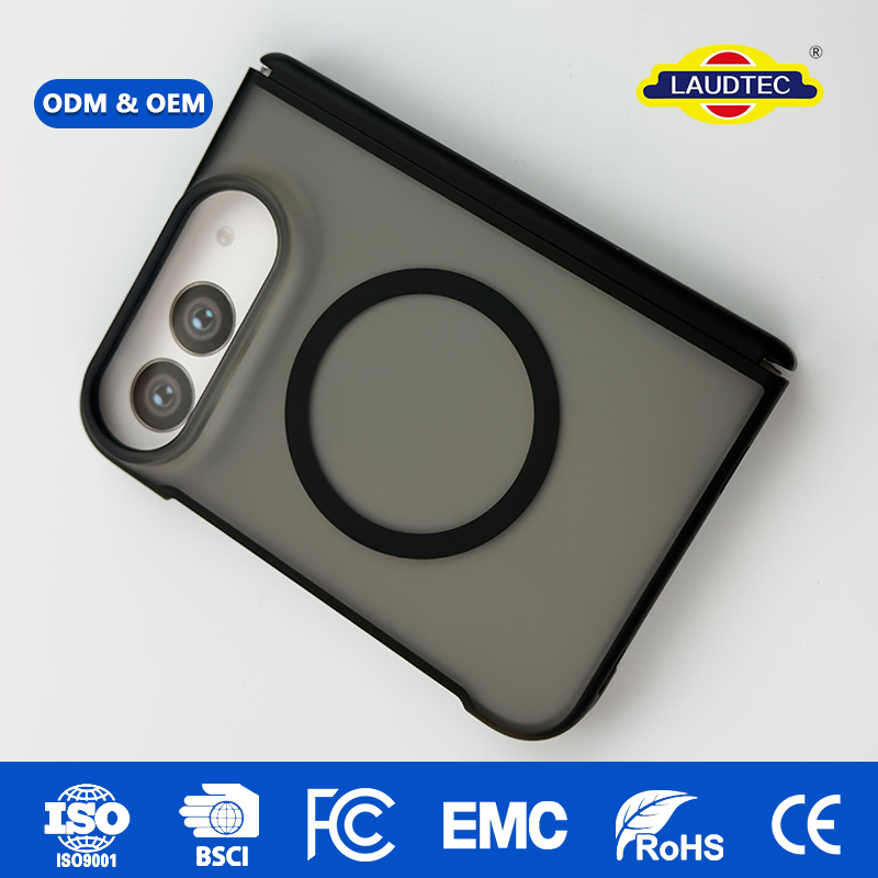OEM Premium Matte Magnetic Phone Case for iPhone 18 Fold, Screen & Camera Raised Bezel, Anti-Drop Protection