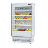 Couleur adaptée aux besoins du client par réfrigérateur ouvert de Cabinet de rideau aérien de réfrigérateur de Multideck d'hypermarché