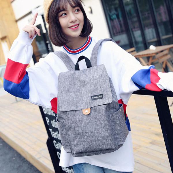 New canvas school backpack,bag school for teenagers,school bag trendy backpack