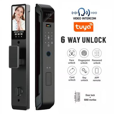Smart Door Lock With Camera Cerradura Inteligente Biometric Automatic Smart Lock
