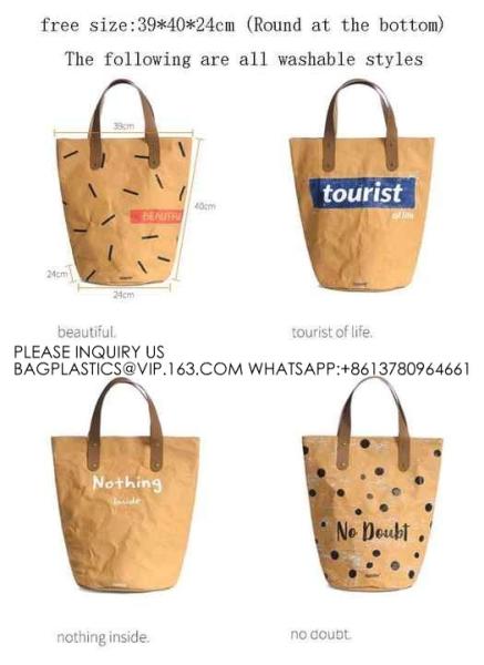 Reusable Tote Bag Waterproof Dupont Tyvek Paper Bag With Lining Custom logo printed tyvek tote shoulder shopping bag