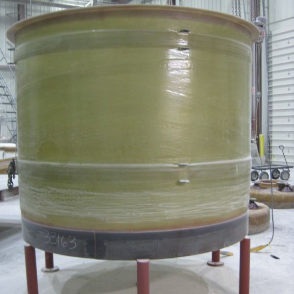 Customized Vertical Fiberglass Frp Water Storage Tank Less Floor Space Improved Land Utilization