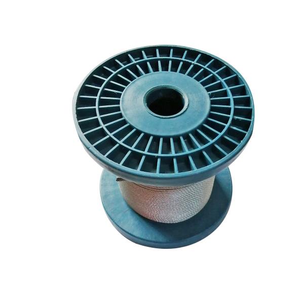 Cable d'avion galvanisé en acier inoxydable 1/6' 1/4 5/16 3/8 7x7 7x19