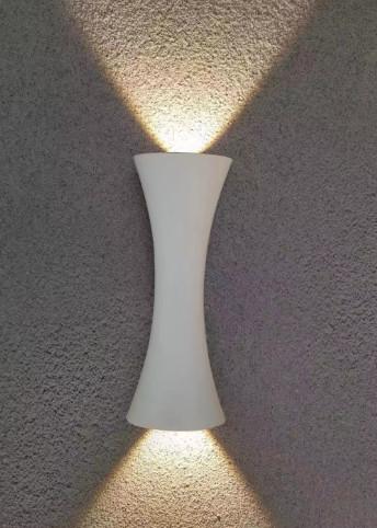 Lampe murale de chambre à coucher à petite taille imperméable à l'eau lampe murale créative noir / blanc / or