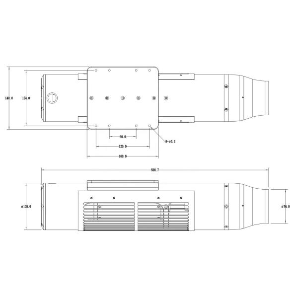 33.6V Dc Motor Thrust 22.4kg Underwater Water Jet Pump with ESC Underwater Motor