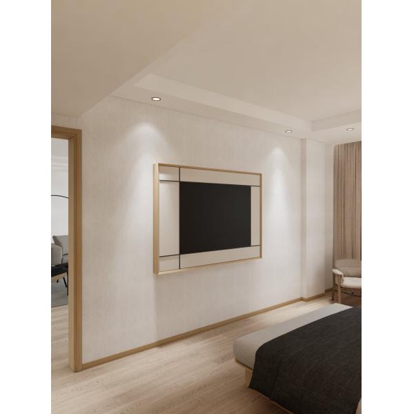 High Grade Hotel Bedroom Furniture Artificial Leather Eco - Friendly Panel