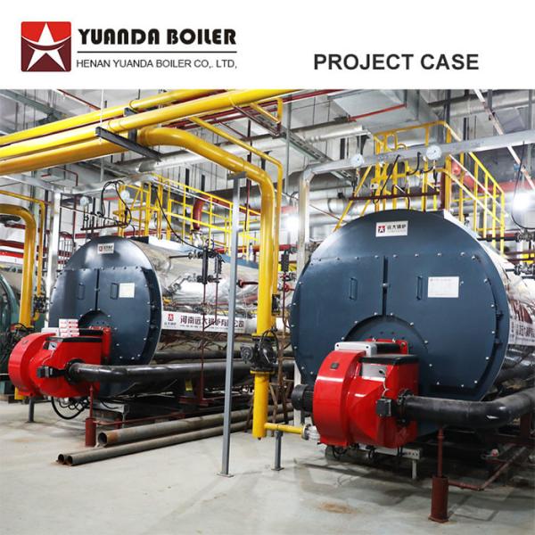 PLC Automatic Control Industrial Fire Tube Gas Fired Steam Boiler 5 ton