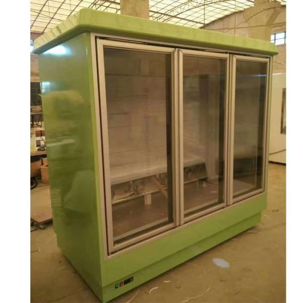 Vertical 1250L Supermarket Refrigeration Equipments