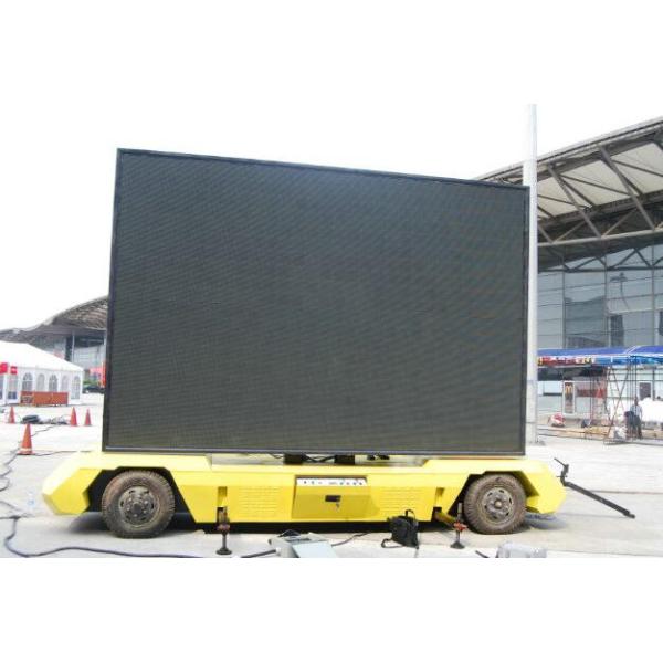 P16mm Movable Advertising Truck Mounted LED Display Screen Outdoor IP65