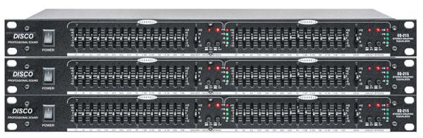 EQ215 PRO Audio Equipment Speaker Processor Graphic Equalizer CE / RHOS