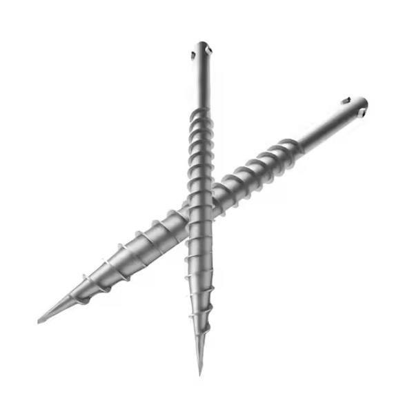 Galvanized Earth Metal Ground Screw Anchor Helical Soil Anchors Hot Sale