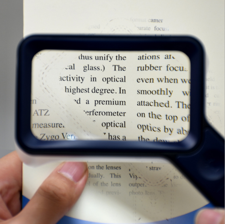 3X Handheld Screen Magnifier LED Light Book Reading Maintenance Identification Collection Jewelry Antique Foldable Desktop