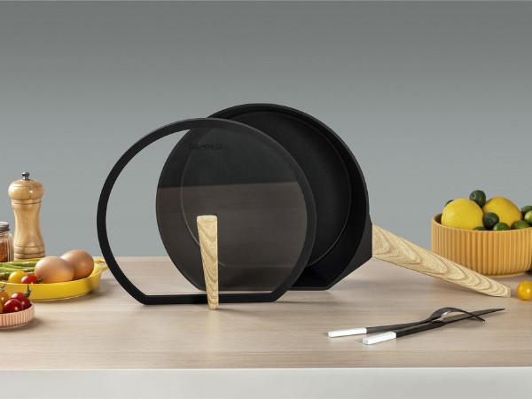 16Inch Aluminum Frying Pan For High Heat Cooking ISO9003