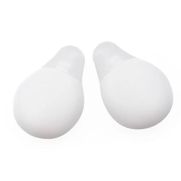 15g White PE Ball Shape Lip Gloss Tube with Customized Color and Chemical Resistance