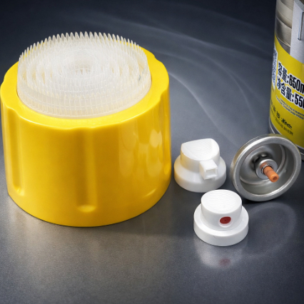 High-Adhesion Foam Cleaner Aerosol Valve with Protective Cap Set
