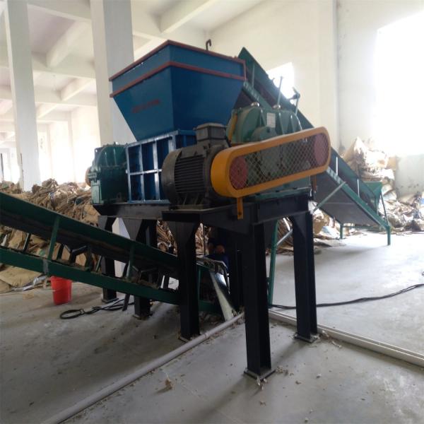 Small Size Double Shaft Waste Shredder with Alloy steel Knife