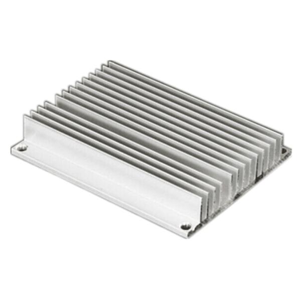 Silver Aluminium Extruded Heatsink , AL6063 T5 Heat Dissipation